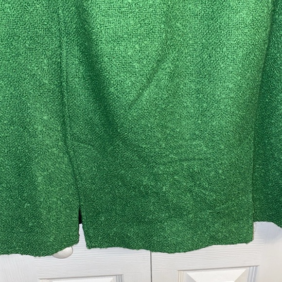 Lafayette 148 NY Green Wool Suit Skirt Set - Picture 14 of 14